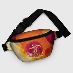 Поясная сумка Космический скейтборд, цвет: 3D-принт — фото 2