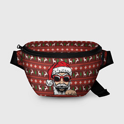 Поясная сумка Bad Santa Плохой Санта, цвет: 3D-принт