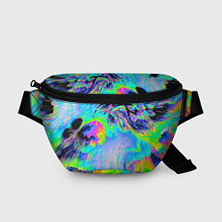 Поясная сумка ААА яркий узор, цвет: 3D-принт