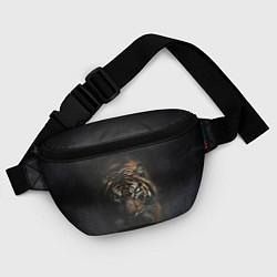 Поясная сумка Тигр в тумане, цвет: 3D-принт — фото 2