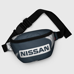 Поясная сумка NISSAN - Шины, цвет: 3D-принт — фото 2