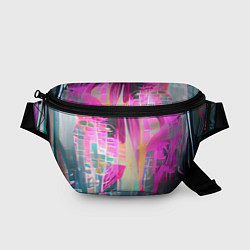 Поясная сумка Кибер романтика, цвет: 3D-принт
