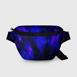 Поясная сумка Purple Tie-Dye, цвет: 3D-принт