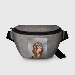Поясная сумка Wanna Be Bored Ape, цвет: 3D-принт