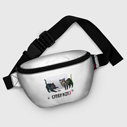 Поясная сумка Коты бандиты, цвет: 3D-принт — фото 2