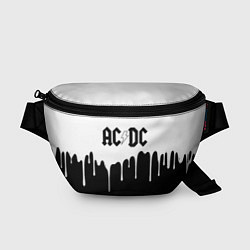Поясная сумка ACDC подтёки, цвет: 3D-принт