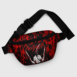 Поясная сумка Человек бензопила в крови Chainsaw Man, цвет: 3D-принт — фото 2