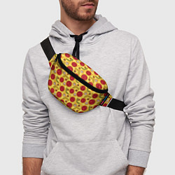 Поясная сумка Pizza salami, цвет: 3D-принт — фото 2