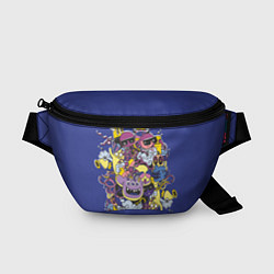 Поясная сумка Сумасшедшие монстры, цвет: 3D-принт