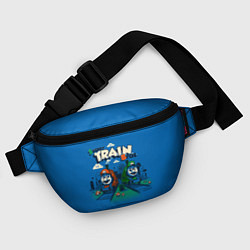 Поясная сумка Super train bros, цвет: 3D-принт — фото 2