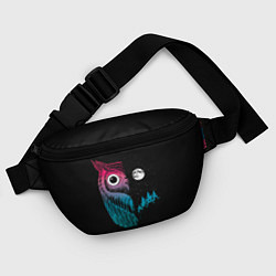 Поясная сумка Ночная сова Градиент, цвет: 3D-принт — фото 2