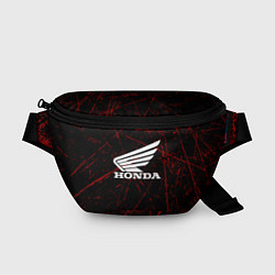 Поясная сумка Honda Красные линии, цвет: 3D-принт