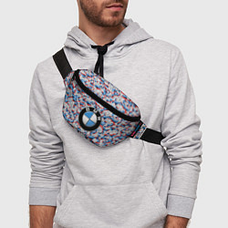 Поясная сумка BMW M PATTERN LOGO, цвет: 3D-принт — фото 2