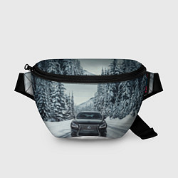Поясная сумка Лексус - зимняя дорога!, цвет: 3D-принт