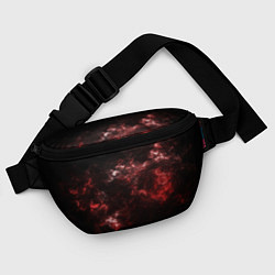 Поясная сумка Красный космос Red space, цвет: 3D-принт — фото 2