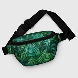 Поясная сумка Tropical plants pattern, цвет: 3D-принт — фото 2