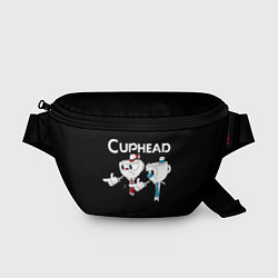 Поясная сумка Cuphead грозные ребята из Криминального чтива, цвет: 3D-принт