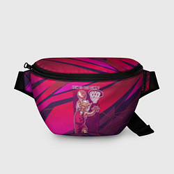 Поясная сумка Баскетбол кабан, цвет: 3D-принт