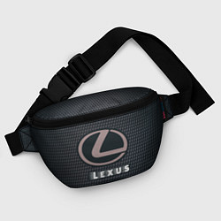 Поясная сумка LEXUS Lexus - Карбон, цвет: 3D-принт — фото 2