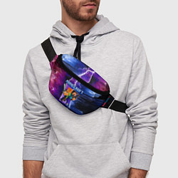 Поясная сумка Minecraft Neon, цвет: 3D-принт — фото 2