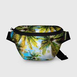 Поясная сумка Пальмы под солнцем, цвет: 3D-принт