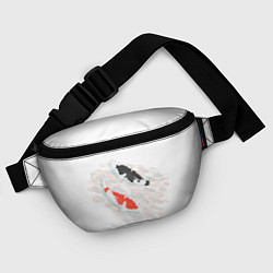 Поясная сумка Рыба в стиле Инь-Янь, цвет: 3D-принт — фото 2