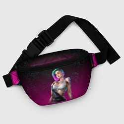 Поясная сумка Judy Cyberpunk2077, цвет: 3D-принт — фото 2