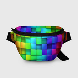 Поясная сумка Color geometrics pattern Vanguard, цвет: 3D-принт