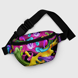 Поясная сумка Пляжный паттерн Summer, цвет: 3D-принт — фото 2