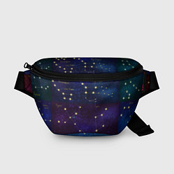 Поясная сумка Самые известные созвездия Северного полушария лето, цвет: 3D-принт