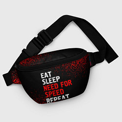 Поясная сумка Eat Sleep Need for Speed Repeat - Спрей, цвет: 3D-принт — фото 2