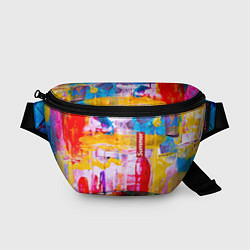 Поясная сумка Импрессионизм Лето Абстракция Impressionism Summer, цвет: 3D-принт
