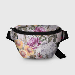 Поясная сумка Цветы Романтический Букет, цвет: 3D-принт