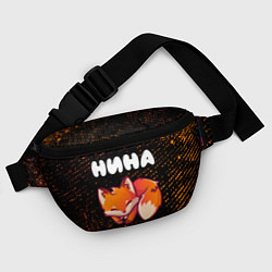 Поясная сумка Нина - ЛИСИЧКА - Арт, цвет: 3D-принт — фото 2