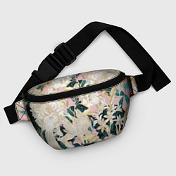 Поясная сумка Цветы Королевский Цветочный Узор, цвет: 3D-принт — фото 2
