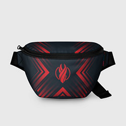 Поясная сумка Красный Символ Dead Space на темном фоне со стрелк, цвет: 3D-принт