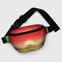 Поясная сумка Дорога к солнцу, цвет: 3D-принт — фото 2