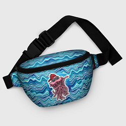 Поясная сумка Милый осьминог, цвет: 3D-принт — фото 2