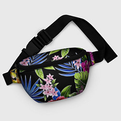 Поясная сумка Floral vanguard composition Летняя ночь Fashion tr, цвет: 3D-принт — фото 2