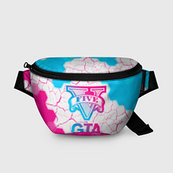 Поясная сумка GTA Neon Gradient, цвет: 3D-принт