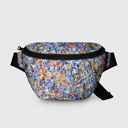 Поясная сумка Летний красочный паттерн, цвет: 3D-принт