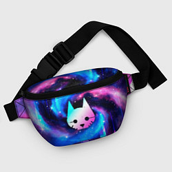 Поясная сумка Stray Неоновый Космос, цвет: 3D-принт — фото 2