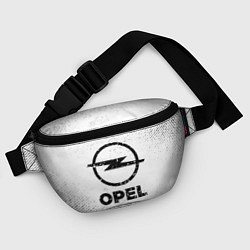 Поясная сумка Opel с потертостями на светлом фоне, цвет: 3D-принт — фото 2