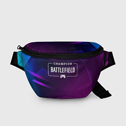 Поясная сумка Battlefield gaming champion: рамка с лого и джойст, цвет: 3D-принт
