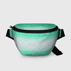 Поясная сумка Абстрактная волна градиентный паттерн, цвет: 3D-принт