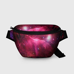 Поясная сумка Рубиновая туманность, цвет: 3D-принт