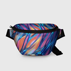 Поясная сумка Радужные переливы, цвет: 3D-принт