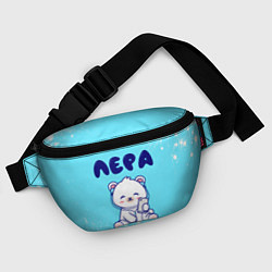 Поясная сумка Лера белый мишка, цвет: 3D-принт — фото 2