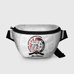Поясная сумка Jiujitsu emblem Джиу-джитсу, цвет: 3D-принт