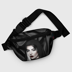 Поясная сумка Готическая девушка, цвет: 3D-принт — фото 2